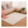 Memory Foam Non-slip Ground Mat Carpet   beige white   40cm*60cm - Mega Save Wholesale & Retail