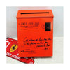 Countryside Mailbox Small Suggestion Box Iron Sheet Mailbox Vintage Ballot Box without Lock   rice white - Mega Save Wholesale & Retail - 1
