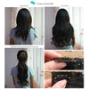 Matte high temperature wire connected hair piece wig piece slightly curled roll piece is not reflective five clip hair piece wholesale   Dark brown