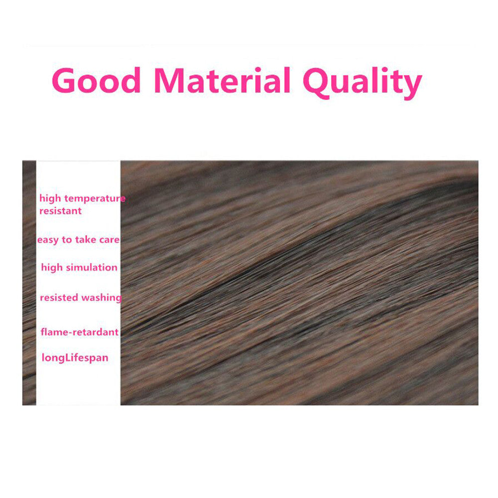 The new wig manufacturers wholesale hair extension fishing line hair extension piece piece long curly hair wig piece foreign trade explosion models in Europe and America  33# - Mega Save Wholesale & Retail - 4