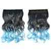 Five Cards Hair Extension Long Curled Hair Wig  6