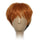 Men Short Hair Orange to Purple Cosplay Wig