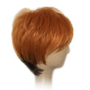 Men Short Hair Orange to Purple Cosplay Wig