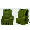 amphibious seal tactics outdoor fight camouflage vest CS outdoor protective vest molle ghost vest   Black - Mega Save Wholesale & Retail - 2