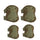 the protector tactical protector set camouflage kneelet elbow pad    black - Mega Save Wholesale & Retail - 2