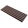 Simple Stripe Long Ground Floor Door Mat Carpet 43x110cm coffee - Mega Save Wholesale & Retail - 1