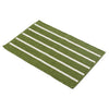 Simple Stripe Long Ground Floor Door Mat Carpet 43x65cm green - Mega Save Wholesale & Retail - 1