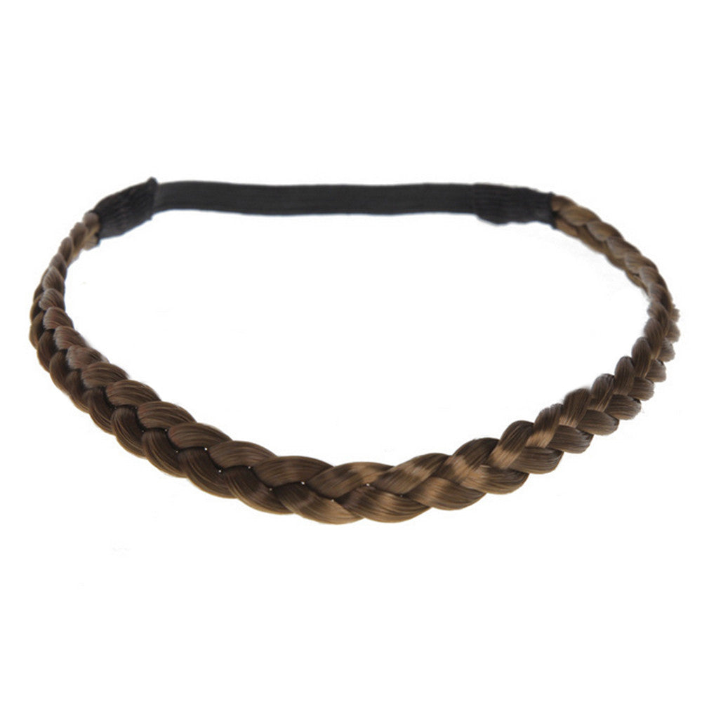 Bohemian Braid Hair Band Wig  coffee - Mega Save Wholesale & Retail