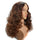 Central Parting Long Curled Hair Pack Coffee Cap Wig