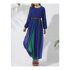 Long Sleeve Dress Court Muslim Vintage Garments\    blue green - Mega Save Wholesale & Retail - 1