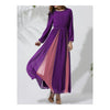 Long Sleeve Dress Court Muslim Vintage Garments\  purple pink - Mega Save Wholesale & Retail - 1