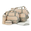 Hot 5pc Baby multifunction Changing Diaper Nappy Mummy Mother Handbag Bags    black - Mega Save Wholesale & Retail - 5