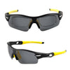 XQ-114 Riding Glasses Wind-proof Polarized Sports Sunglasses    black dull polish/yellow - Mega Save Wholesale & Retail - 2