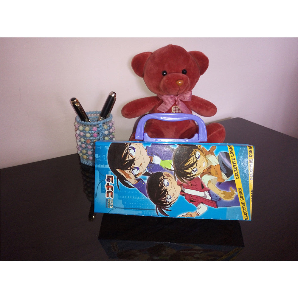 Two-side Magnetic Pencil Box with Calculator Stationery Case   Conan - Mega Save Wholesale & Retail