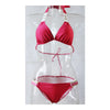 Swimwear Swimsuit Floral Sexy Women Bikini  red  S - Mega Save Wholesale & Retail