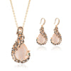 Peacock Gemstone Necklace Earrings Suit - Mega Save Wholesale & Retail