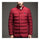 Man Solid Color Stand Collar Warm Cotton Coat   red  M - Mega Save Wholesale & Retail - 2