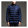 Man Solid Color Stand Collar Warm Cotton Coat    blue  M - Mega Save Wholesale & Retail - 1