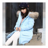 Winter Child Girl Middle Long Down Coat Thick   blue    130cm - Mega Save Wholesale & Retail - 2