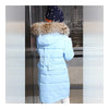 Winter Child Girl Middle Long Down Coat Thick   blue    130cm - Mega Save Wholesale & Retail - 3