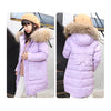 Winter Child Girl Middle Long Down Coat Thick   purple   130cm - Mega Save Wholesale & Retail - 3