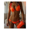 Camisole Bikini Set Women¡¯s Swimwear Swimsuit   orange   S - Mega Save Wholesale & Retail