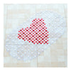 Transparent Antiskid Ground Floor Foot Mat love heart - Mega Save Wholesale & Retail - 1