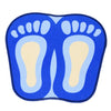 Cartoon Foot Shape Ground Floor Foot Mat Antiskid blue - Mega Save Wholesale & Retail - 1