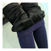 Leggings Thick Slim Foot Pants   wine red - Mega Save Wholesale & Retail - 3