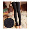Leggings Thick Slim Foot Pants    colorful black - Mega Save Wholesale & Retail - 1