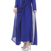 Muslim Robe Long Dress Big Peplum  black - Mega Save Wholesale & Retail - 4