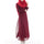 Muslim Robe Long Dress Big Peplum   wine red - Mega Save Wholesale & Retail - 2