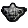 army fan outdoor protection untensil half-face wire protector field operation protection mask sports mask   human skeleton camouflage - Mega Save Wholesale & Retail - 1