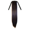 Lace-up Colorful Highlights Wig Horsetail    brown sapphire blue 2M33HBLUE2#