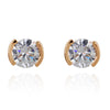 18K Gold Galvanized Austrian Zircon Ear Studs - Mega Save Wholesale & Retail - 1