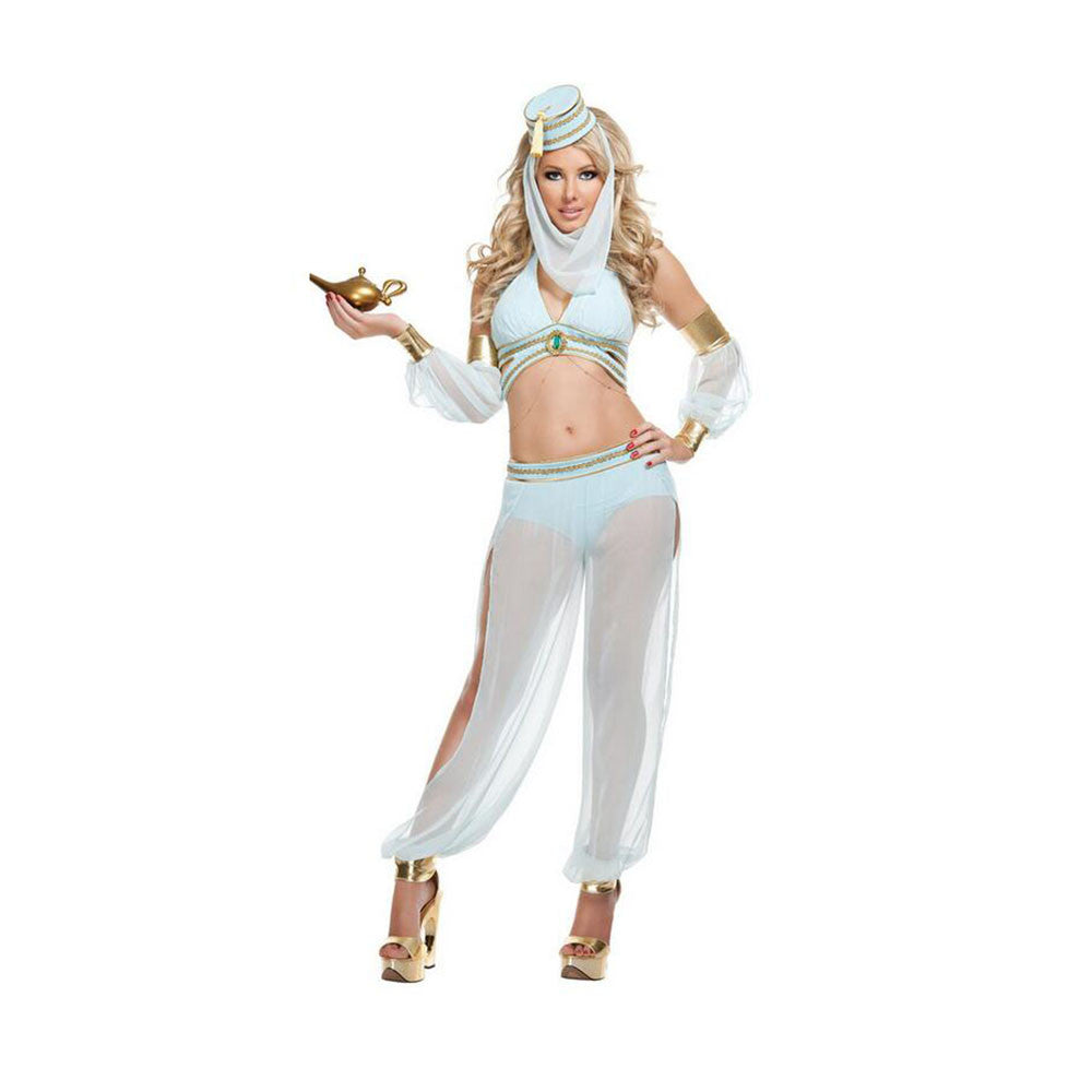 Arab India Egypt Latin Dance Queen Garment Halloween Game Uniform Costume - Mega Save Wholesale & Retail