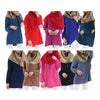 Chiffon Muslim Top Wear Solid Color Singapore   indigo - Mega Save Wholesale & Retail - 3