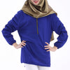 Chiffon Muslim Top Wear Solid Color Singapore   sapphire blue - Mega Save Wholesale & Retail - 1