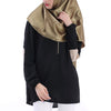 Chiffon Muslim Top Wear Solid Color Singapore   black - Mega Save Wholesale & Retail - 1