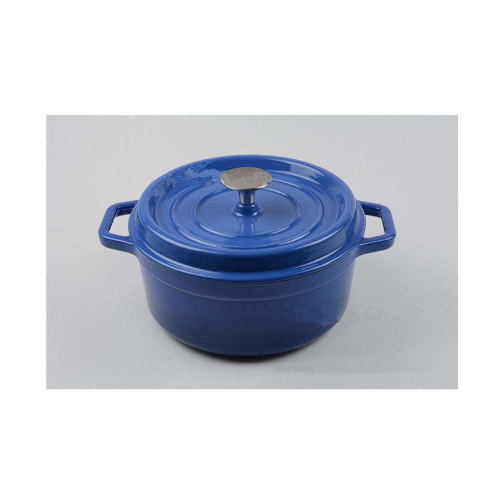 Enamel cast iron pot enamel cast iron pan export of the original single factory direct wholesale custom   Sapphire - Mega Save Wholesale & Retail