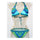 Swimwear Swimsuit Bikini Sexy Printing   3014 blue  S - Mega Save Wholesale & Retail - 1