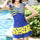 Flat Angle Women Conservative SPA Swimwear Swimsuit  blue - Mega Save Wholesale & Retail - 1