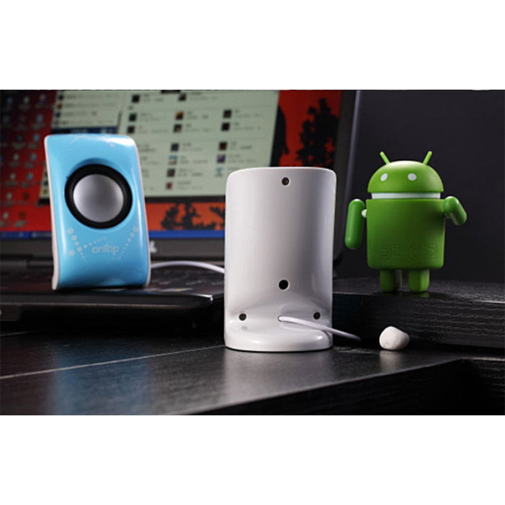 USB2.0 Mini 3D Stereo Surround Sound USB Sound Speakers(1 Pair)  Blue - Mega Save Wholesale & Retail - 3