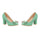 High Heel Hollow Macrame Bowknot Women Shoes Plus Size  blue - Mega Save Wholesale & Retail - 2