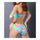 Swimwear Swimsuit Sexy Floral Rhinestone Bikini  blue flower  S - Mega Save Wholesale & Retail - 2