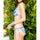 Swimwear Swimsuit Bathing Suit Skinny Floral 2pcs Bikini  blue - Mega Save Wholesale & Retail - 2