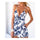 Suspender Printing V-necked Siamese Trousers Jumpsuit   S - Mega Save Wholesale & Retail