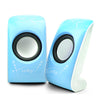 USB2.0 Mini 3D Stereo Surround Sound USB Sound Speakers(1 Pair)  Blue - Mega Save Wholesale & Retail - 1