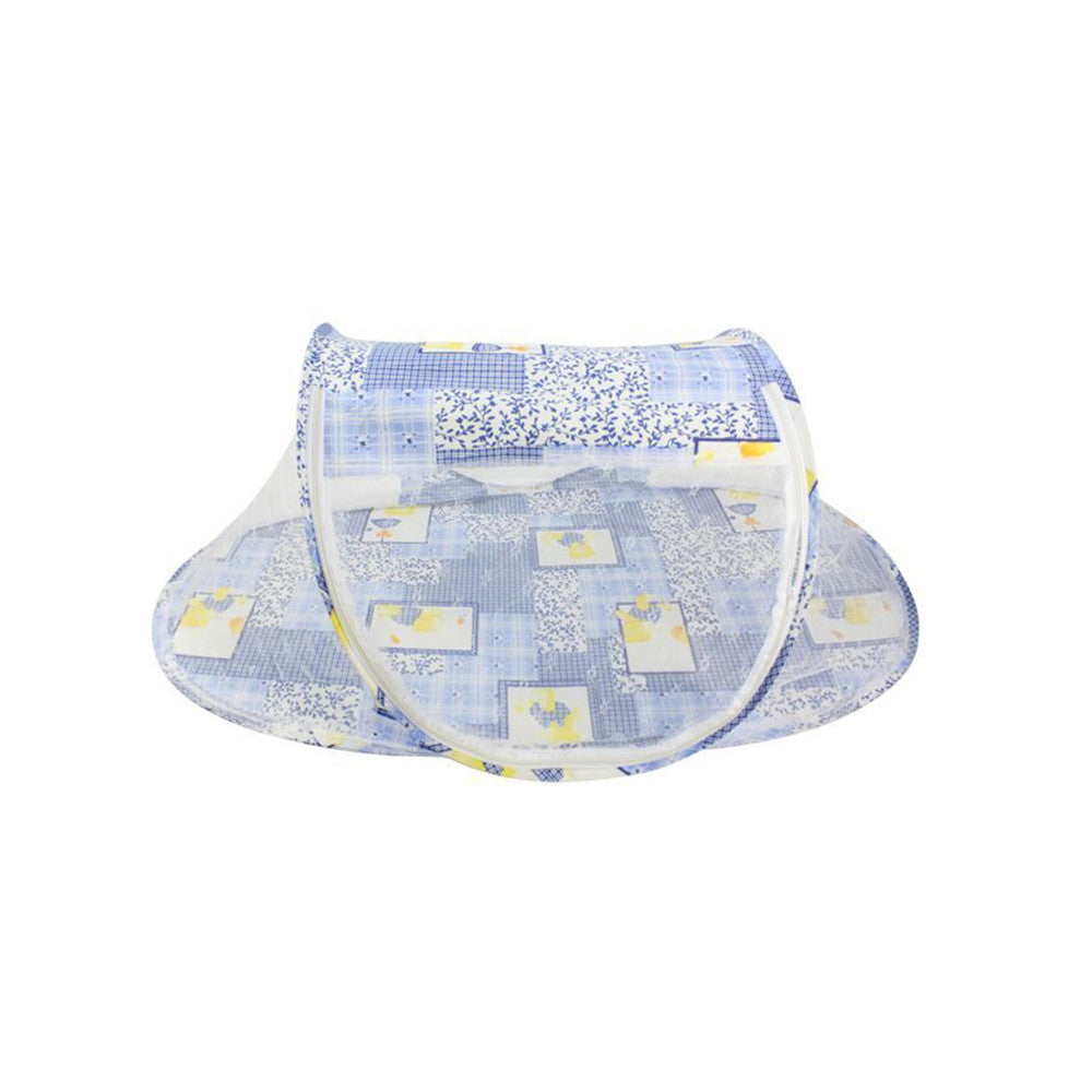 Foldable Baby Bed Mosquito Net Instant Travel Tent Crib Multi-Function Playpen Pop up     blue - Mega Save Wholesale & Retail - 1