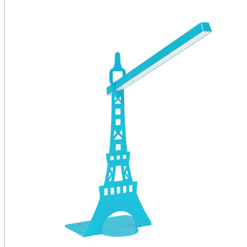 Desk  Rotatable table LED  Lamp USB  charging  touch lamp  Paris tower Blue - Mega Save Wholesale & Retail - 1